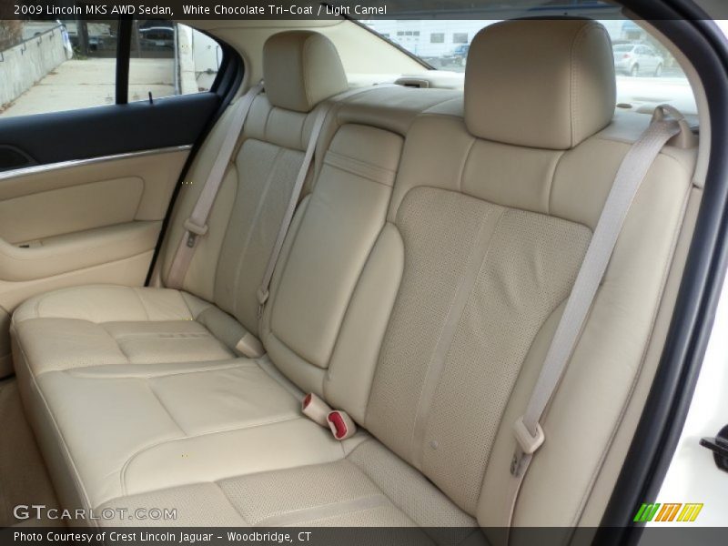 White Chocolate Tri-Coat / Light Camel 2009 Lincoln MKS AWD Sedan