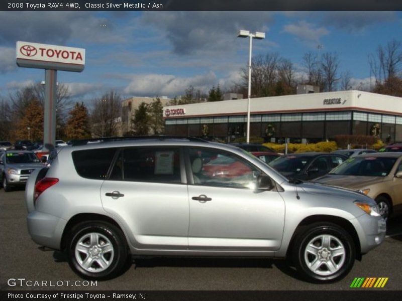 Classic Silver Metallic / Ash 2008 Toyota RAV4 4WD