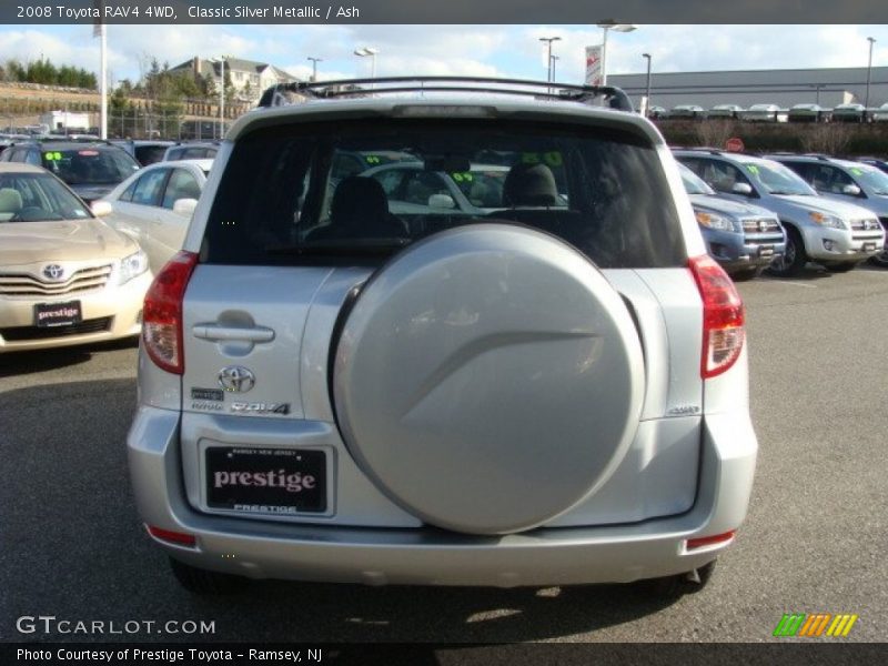 Classic Silver Metallic / Ash 2008 Toyota RAV4 4WD