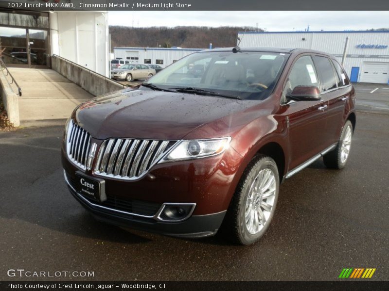 Cinnamon Metallic / Medium Light Stone 2012 Lincoln MKX AWD