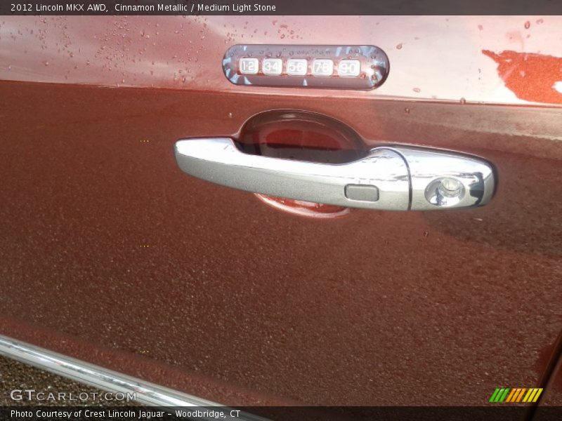 Cinnamon Metallic / Medium Light Stone 2012 Lincoln MKX AWD