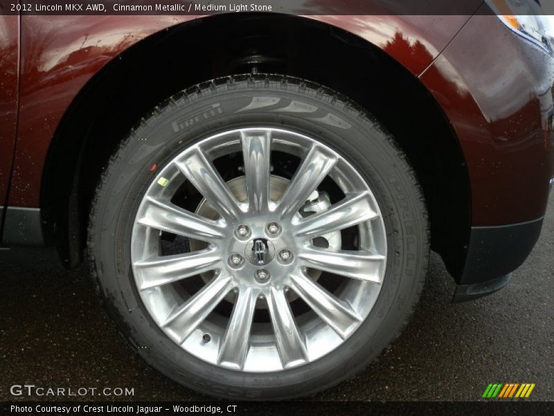 Cinnamon Metallic / Medium Light Stone 2012 Lincoln MKX AWD