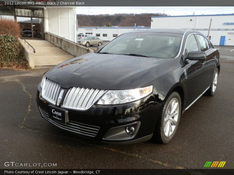 Black / Charcoal Black 2012 Lincoln MKS AWD