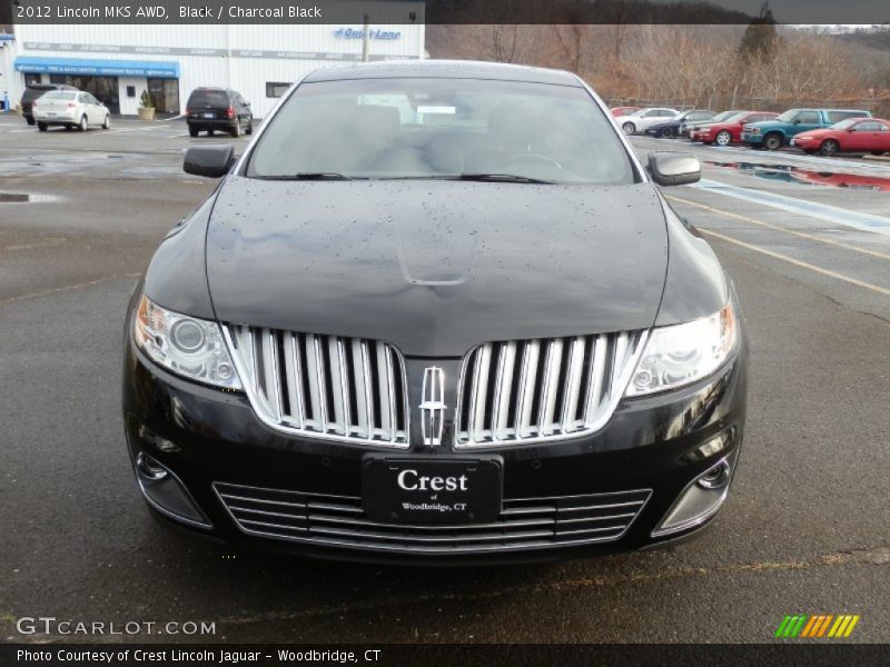 Black / Charcoal Black 2012 Lincoln MKS AWD