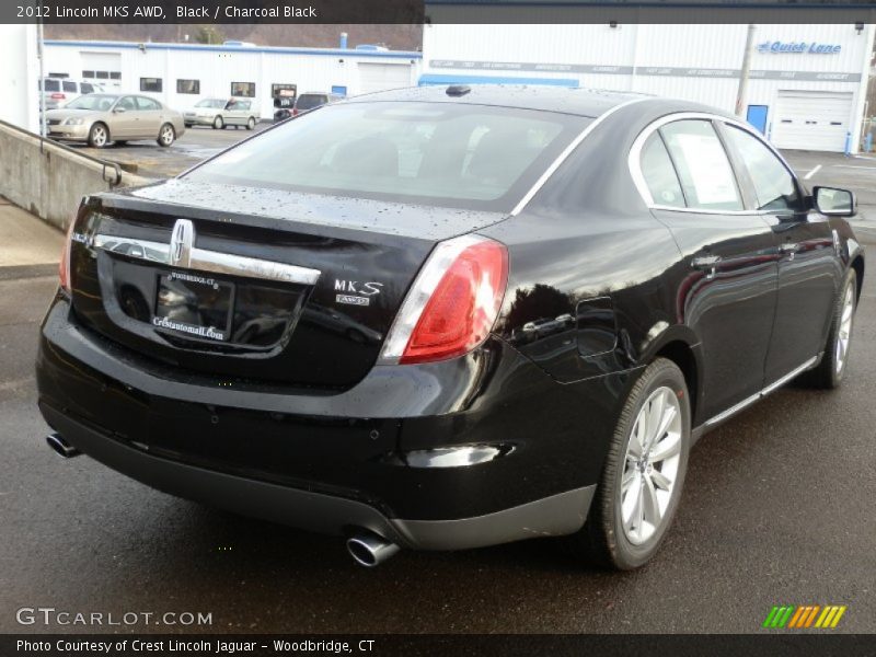 Black / Charcoal Black 2012 Lincoln MKS AWD