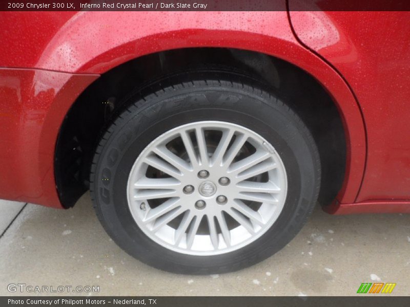 Inferno Red Crystal Pearl / Dark Slate Gray 2009 Chrysler 300 LX