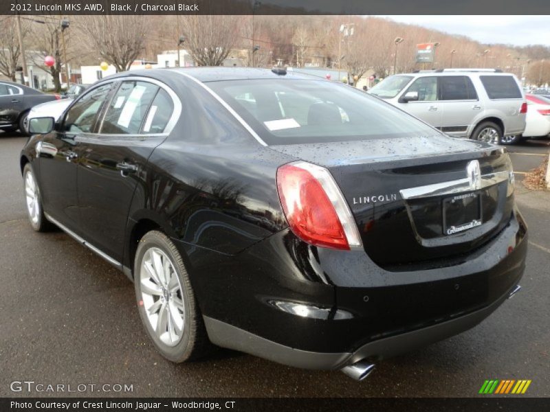 Black / Charcoal Black 2012 Lincoln MKS AWD