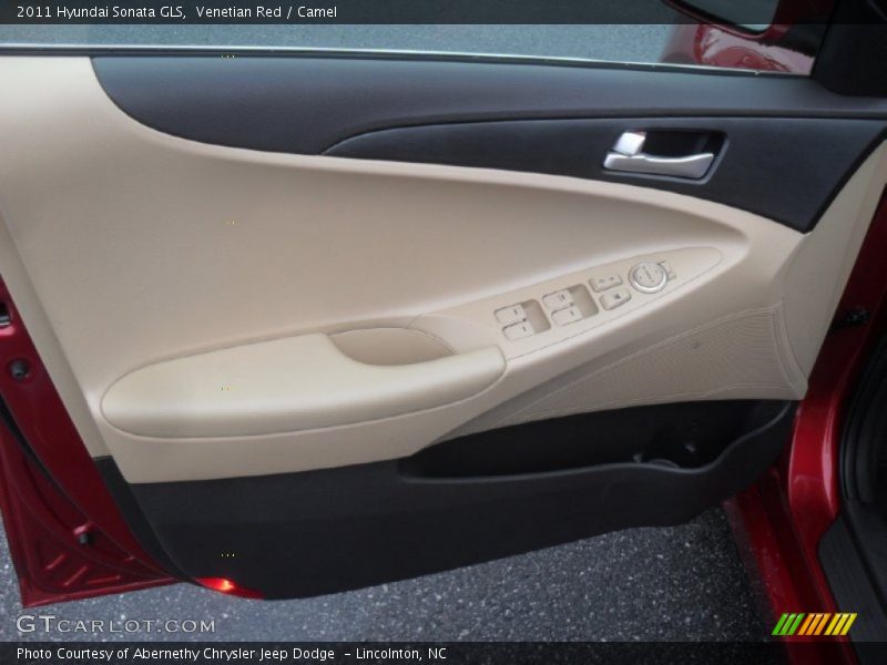 Venetian Red / Camel 2011 Hyundai Sonata GLS