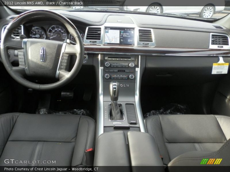 Black / Charcoal Black 2012 Lincoln MKS AWD