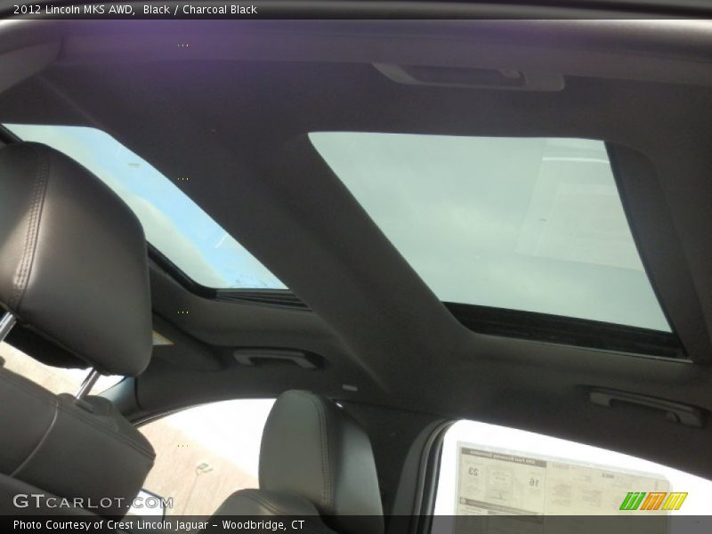 Black / Charcoal Black 2012 Lincoln MKS AWD