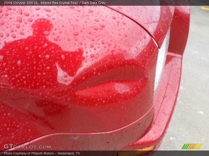 Inferno Red Crystal Pearl / Dark Slate Gray 2009 Chrysler 300 LX
