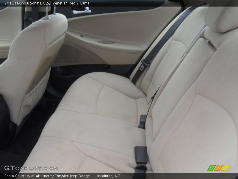 Venetian Red / Camel 2011 Hyundai Sonata GLS