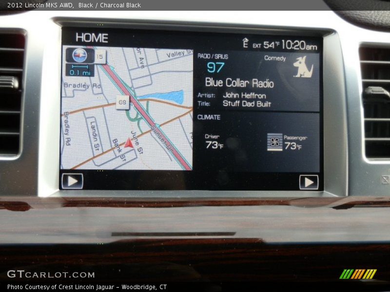 Black / Charcoal Black 2012 Lincoln MKS AWD