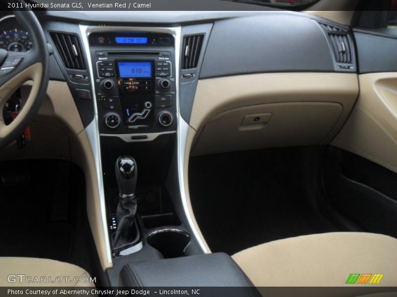 Venetian Red / Camel 2011 Hyundai Sonata GLS