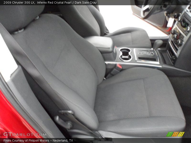 Inferno Red Crystal Pearl / Dark Slate Gray 2009 Chrysler 300 LX
