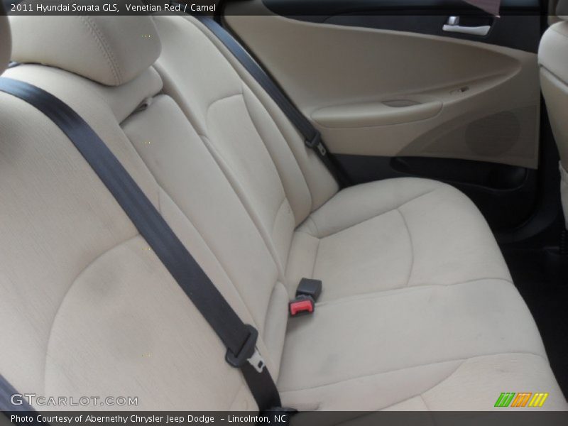 Venetian Red / Camel 2011 Hyundai Sonata GLS