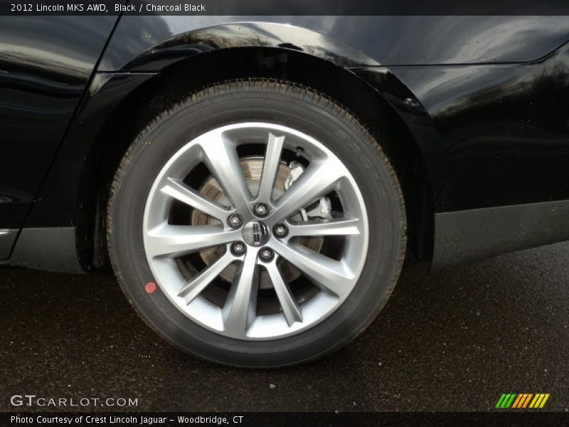 Black / Charcoal Black 2012 Lincoln MKS AWD