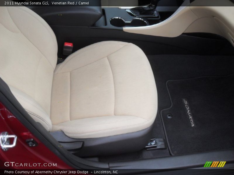 Venetian Red / Camel 2011 Hyundai Sonata GLS