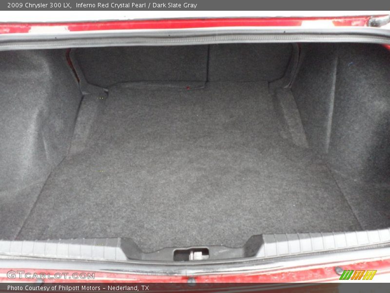 Inferno Red Crystal Pearl / Dark Slate Gray 2009 Chrysler 300 LX