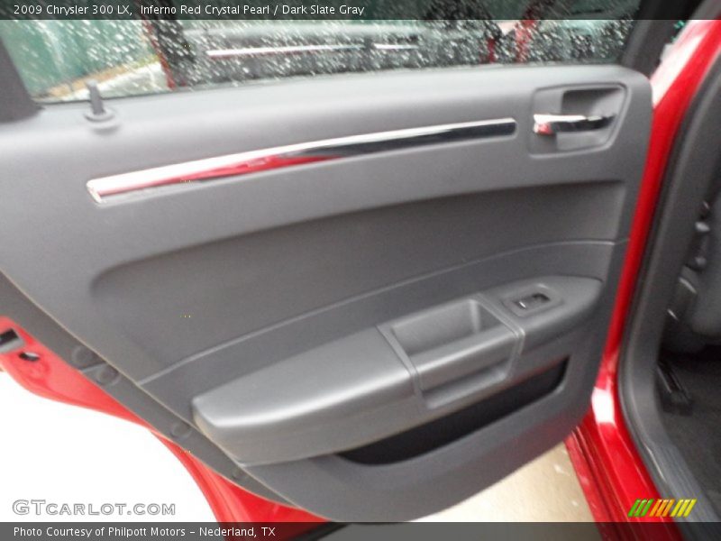 Inferno Red Crystal Pearl / Dark Slate Gray 2009 Chrysler 300 LX