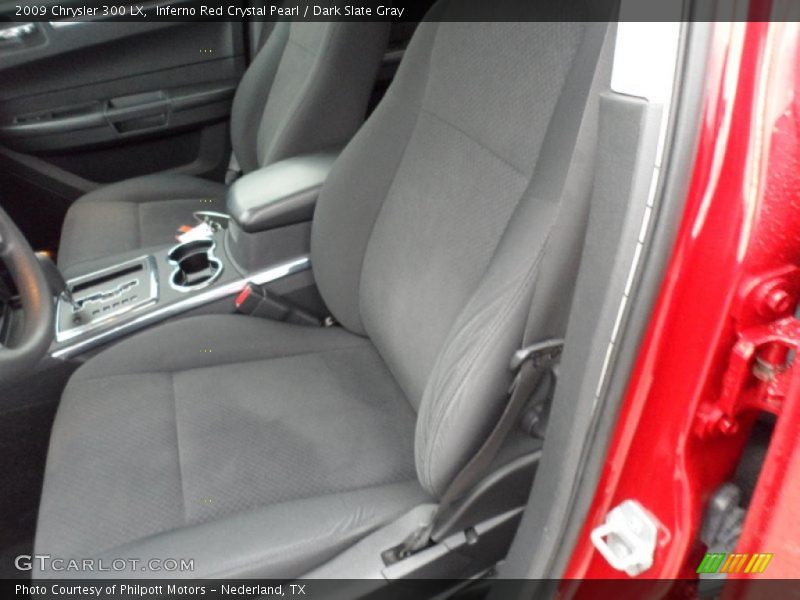 Inferno Red Crystal Pearl / Dark Slate Gray 2009 Chrysler 300 LX