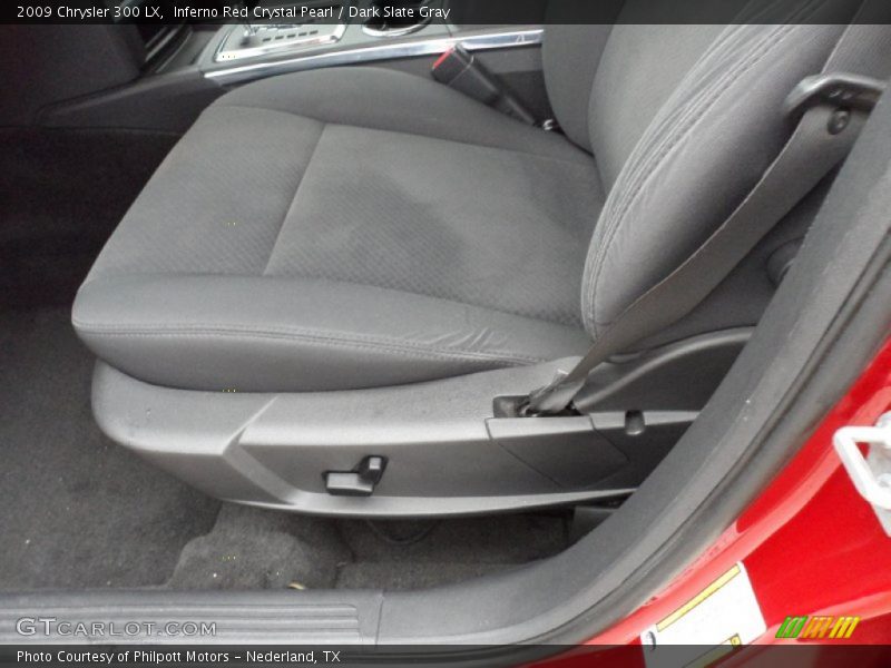 Inferno Red Crystal Pearl / Dark Slate Gray 2009 Chrysler 300 LX