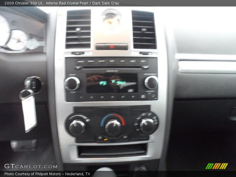Inferno Red Crystal Pearl / Dark Slate Gray 2009 Chrysler 300 LX