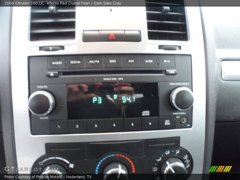 Inferno Red Crystal Pearl / Dark Slate Gray 2009 Chrysler 300 LX