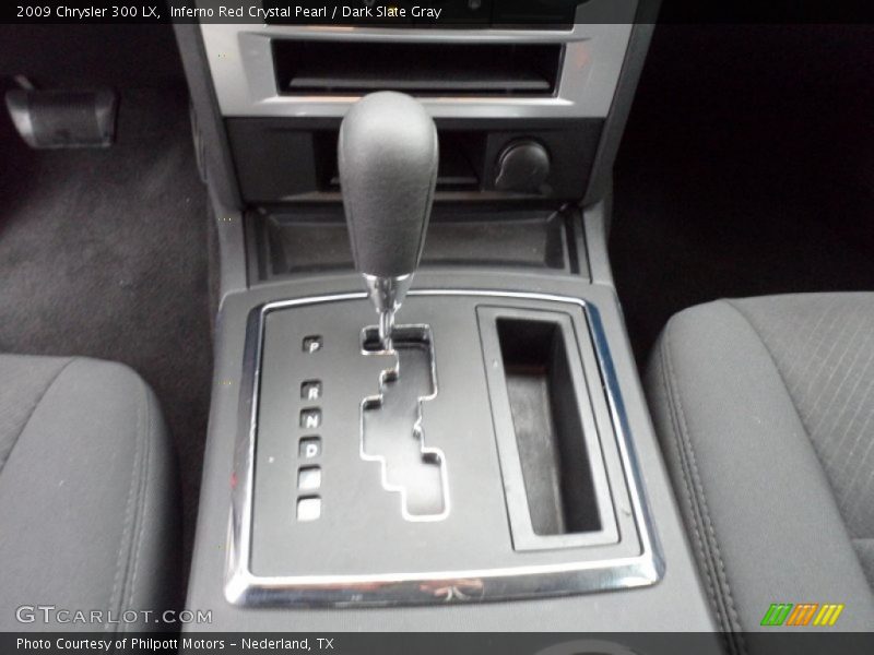 Inferno Red Crystal Pearl / Dark Slate Gray 2009 Chrysler 300 LX