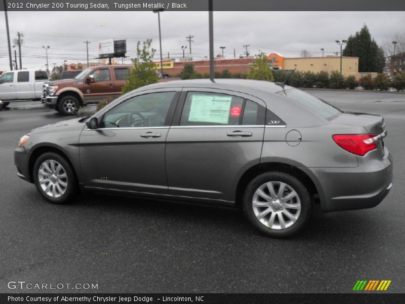 Tungsten Metallic / Black 2012 Chrysler 200 Touring Sedan