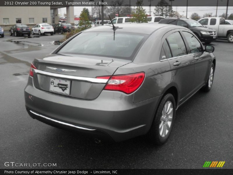 Tungsten Metallic / Black 2012 Chrysler 200 Touring Sedan