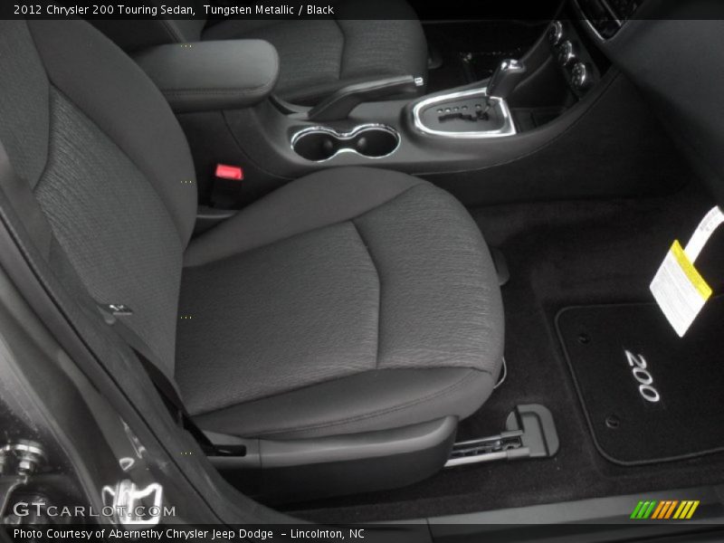 Tungsten Metallic / Black 2012 Chrysler 200 Touring Sedan
