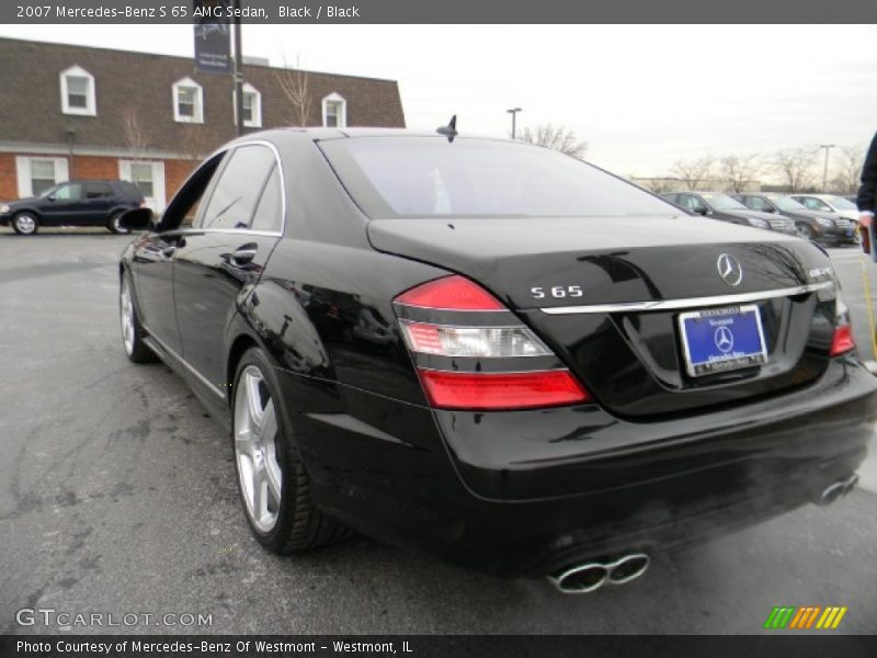 Black / Black 2007 Mercedes-Benz S 65 AMG Sedan