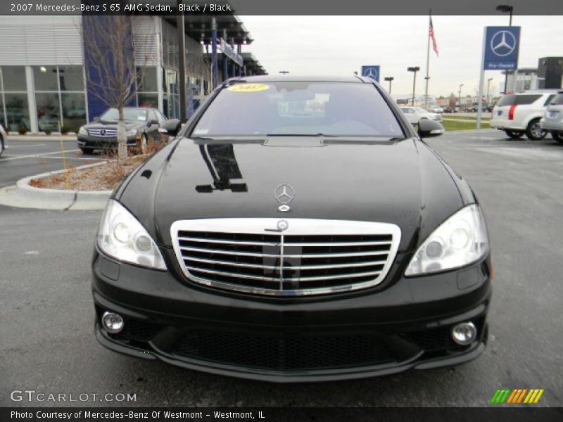 Black / Black 2007 Mercedes-Benz S 65 AMG Sedan