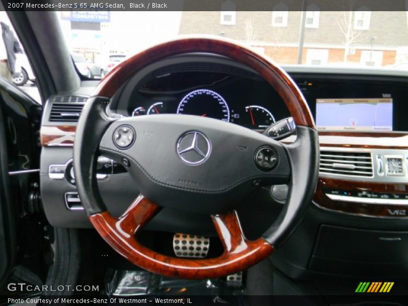 Black / Black 2007 Mercedes-Benz S 65 AMG Sedan