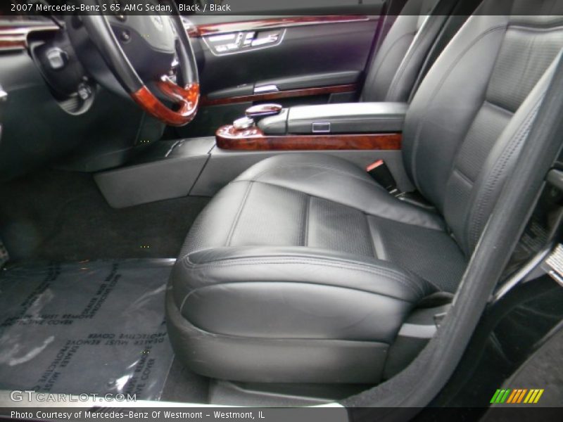 Black / Black 2007 Mercedes-Benz S 65 AMG Sedan