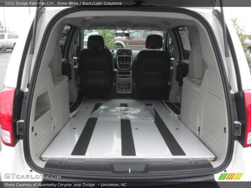  2012 Ram Van C/V Black/Light Graystone Interior