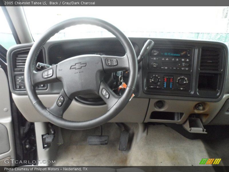 Black / Gray/Dark Charcoal 2005 Chevrolet Tahoe LS