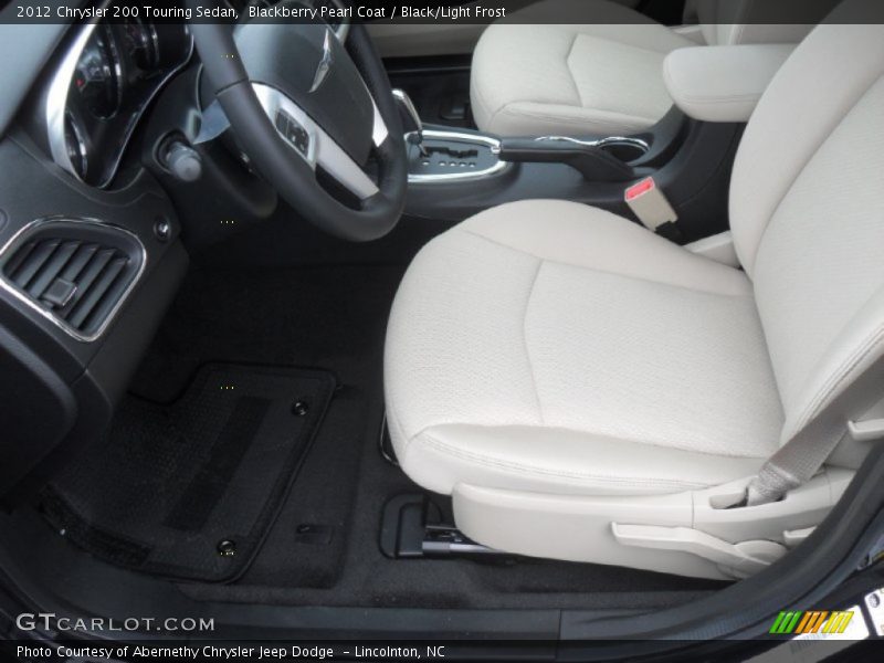 Blackberry Pearl Coat / Black/Light Frost 2012 Chrysler 200 Touring Sedan