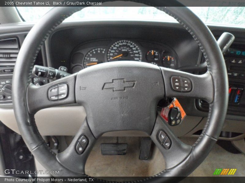 Black / Gray/Dark Charcoal 2005 Chevrolet Tahoe LS