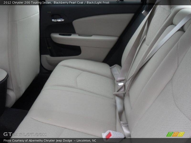 Blackberry Pearl Coat / Black/Light Frost 2012 Chrysler 200 Touring Sedan