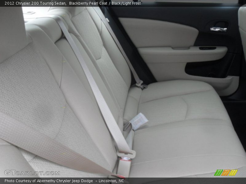 Blackberry Pearl Coat / Black/Light Frost 2012 Chrysler 200 Touring Sedan