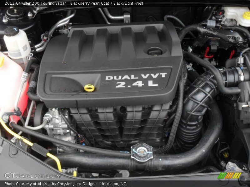 Blackberry Pearl Coat / Black/Light Frost 2012 Chrysler 200 Touring Sedan