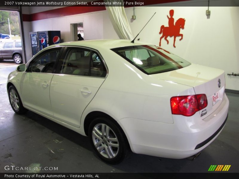 Campanella White / Pure Beige 2007 Volkswagen Jetta Wolfsburg Edition Sedan