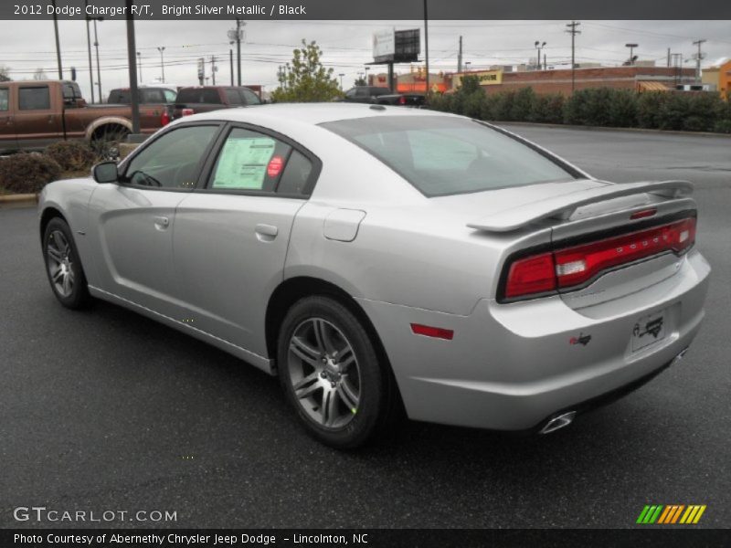 Bright Silver Metallic / Black 2012 Dodge Charger R/T