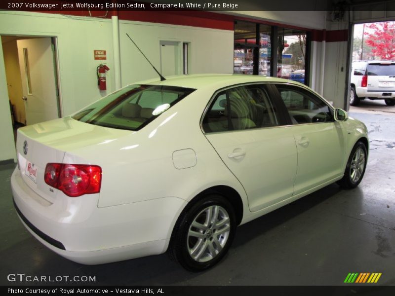 Campanella White / Pure Beige 2007 Volkswagen Jetta Wolfsburg Edition Sedan