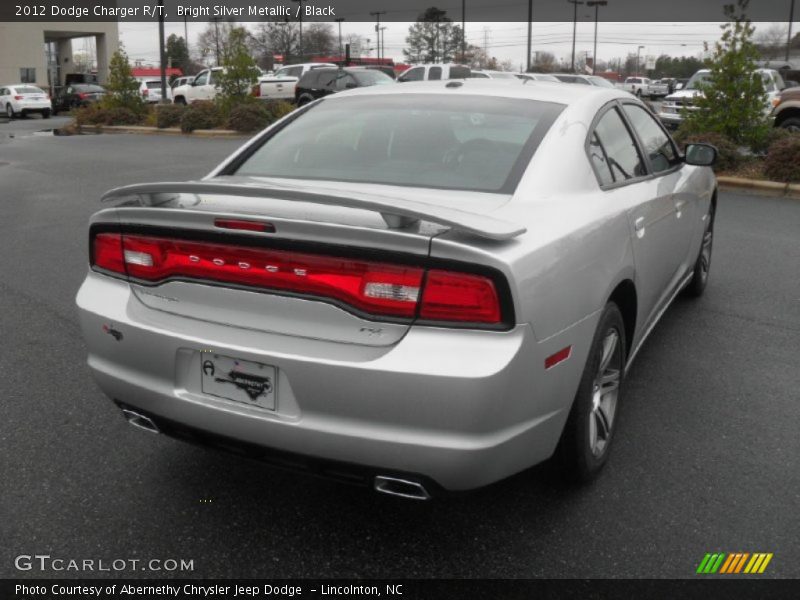 Bright Silver Metallic / Black 2012 Dodge Charger R/T