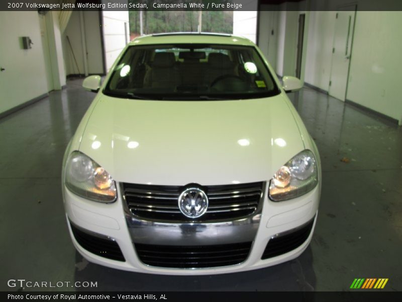 Campanella White / Pure Beige 2007 Volkswagen Jetta Wolfsburg Edition Sedan