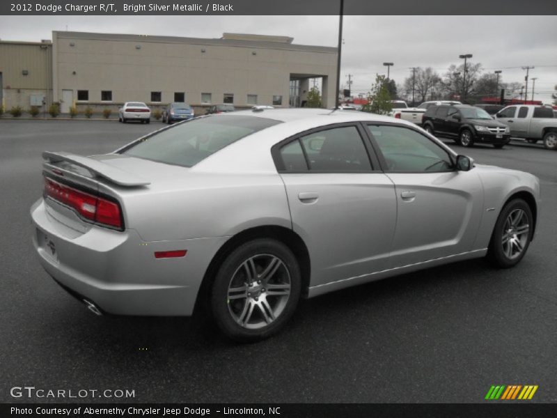 Bright Silver Metallic / Black 2012 Dodge Charger R/T