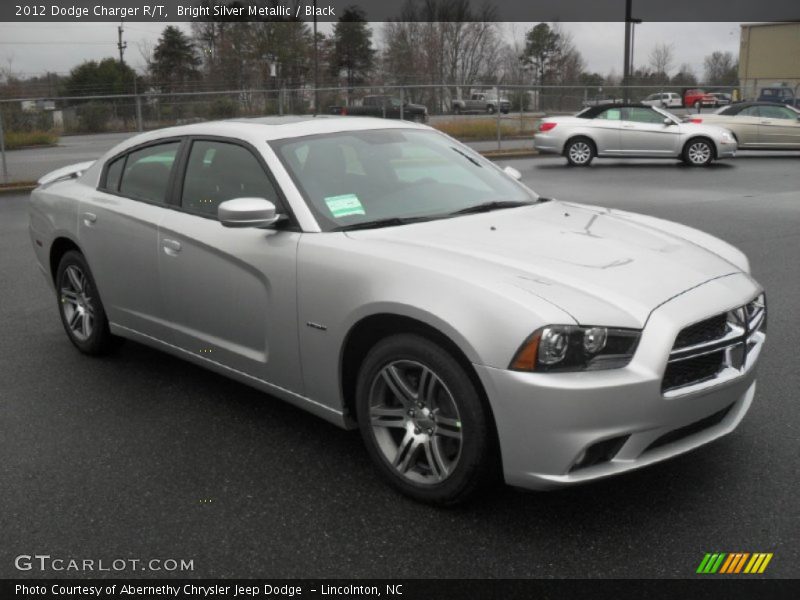 Bright Silver Metallic / Black 2012 Dodge Charger R/T